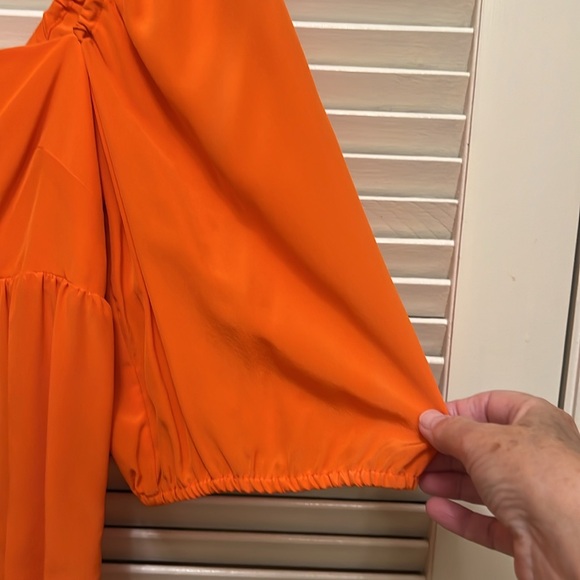 Lavender Brown 100% Silk Cal Top in Cara Cara, Size XSmall, NWT - Picture 8 of 17